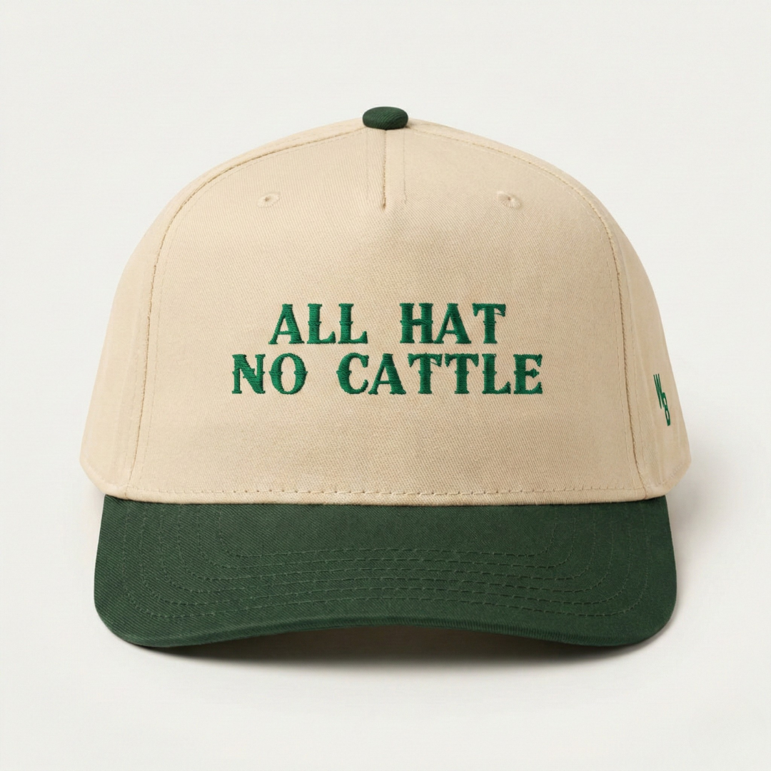 All Hat No Cattle Hat - Two Tone